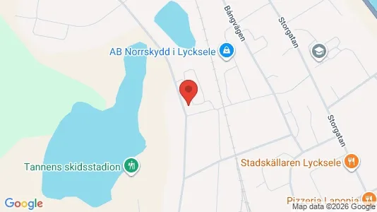 Apartments for rent i Lycksele - kort over placeringen