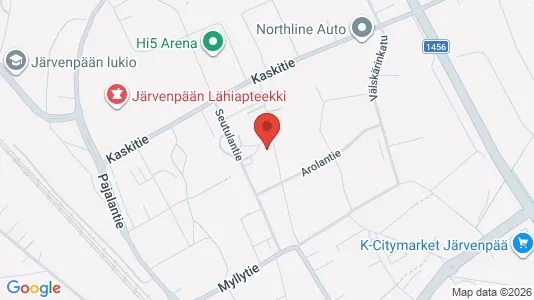 Apartments for rent i Järvenpää - kort over placeringen