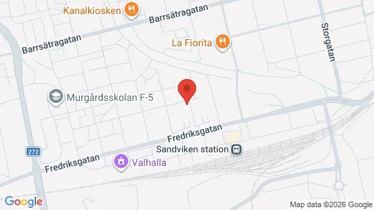 Apartments for rent i Sandviken - kort over placeringen