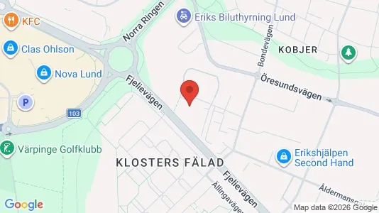 Apartments for rent i Lund - kort over placeringen