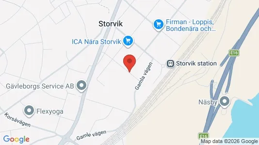 Apartments for rent i Sandviken - kort over placeringen