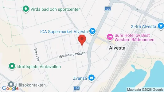 Apartments for rent i Alvesta - kort over placeringen