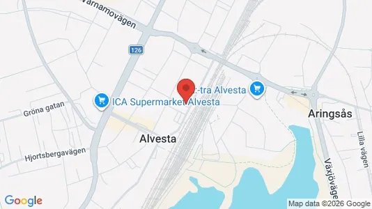 Apartments for rent i Alvesta - kort over placeringen