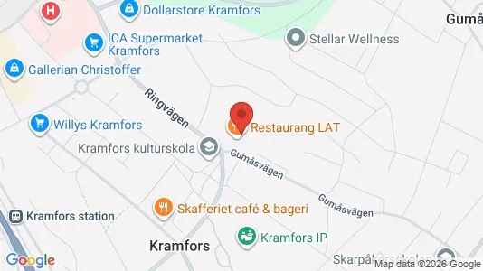 Apartments for rent i Kramfors - kort over placeringen