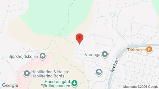 Apartments for rent i Borås - kort over placeringen