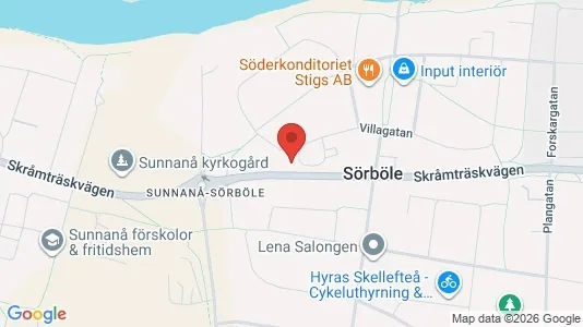 Apartments for rent i Skellefteå - kort over placeringen