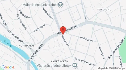 Apartments for rent i Västerås - kort over placeringen