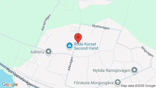 Apartments for rent i Heby - kort over placeringen