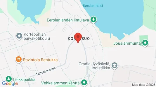 Apartments for rent i Jyväskylä - kort over placeringen
