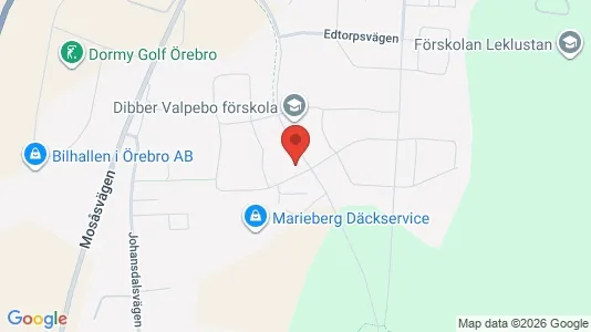 Apartments for rent i Örebro - kort over placeringen