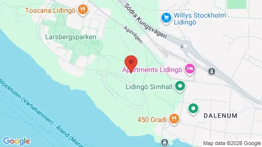 Apartments for rent i Lidingö - kort over placeringen