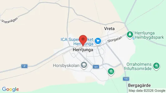 Apartments for rent i Herrljunga - kort over placeringen