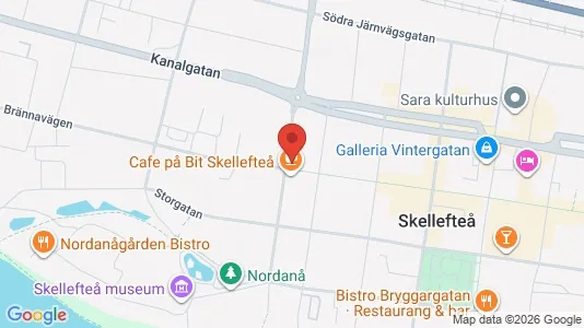Apartments for rent i Skellefteå - kort over placeringen