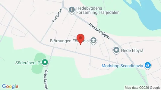 Apartments for rent i Härjedalen - kort over placeringen