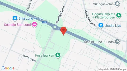 Apartments for rent i Lund - kort over placeringen