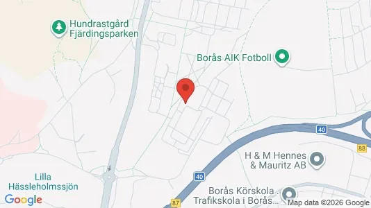 Apartments for rent i Borås - kort over placeringen