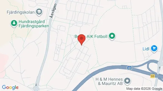 Apartments for rent i Borås - kort over placeringen