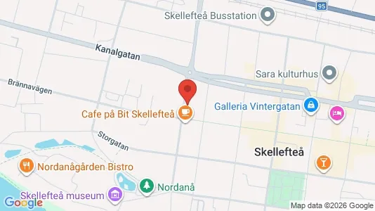 Apartments for rent i Skellefteå - kort over placeringen