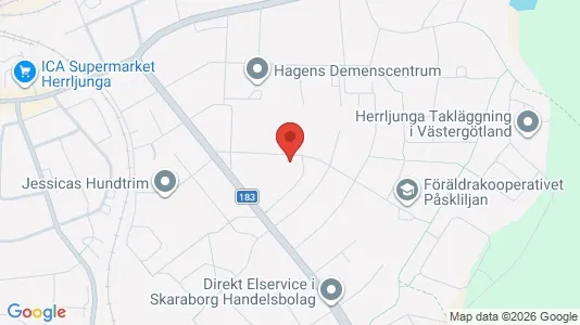 Apartments for rent i Herrljunga - kort over placeringen