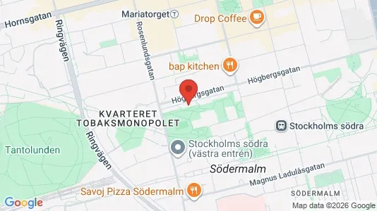 Apartments for rent i Södermalm - kort over placeringen