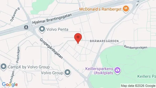 Apartments for rent i Lundby - kort over placeringen