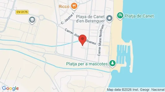 Apartments for rent i Granada - kort over placeringen