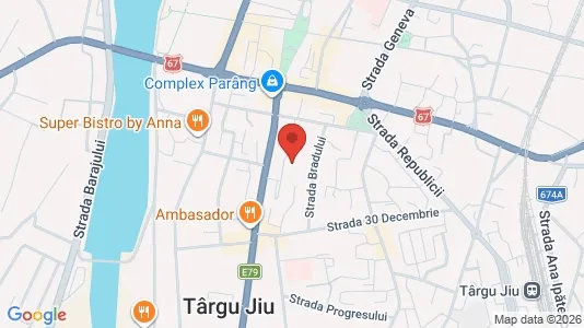 Apartments for rent i Târgu Jiu - kort over placeringen