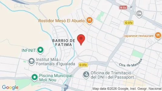 Apartments for rent i Igualada - kort over placeringen