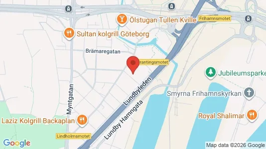 Apartments for rent i Lundby - kort over placeringen