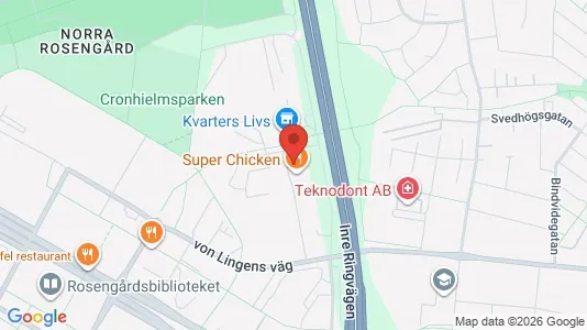 Apartments for rent i Rosengård - kort over placeringen