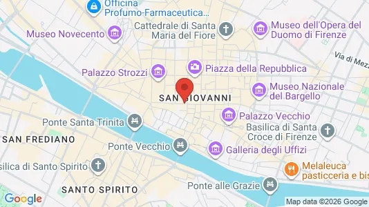 Apartments for rent i Florence - kort over placeringen
