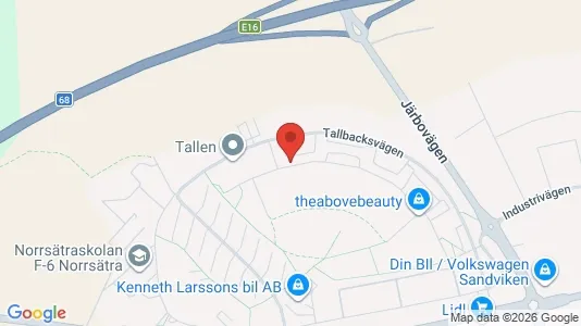 Apartments for rent i Sandviken - kort over placeringen