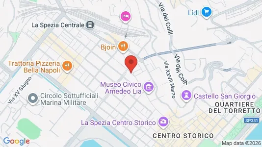 Rooms for rent i La Spezia - kort over placeringen