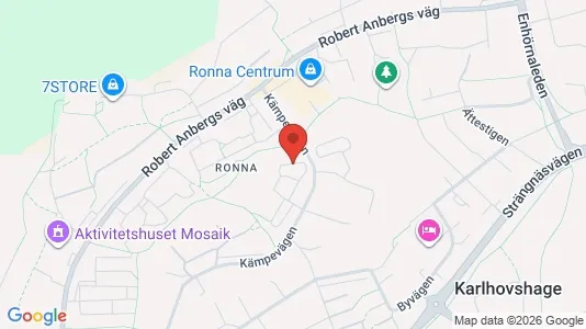 Apartments for rent i Södertälje - kort over placeringen