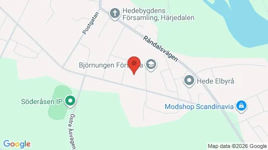 Apartments for rent i Härjedalen - kort over placeringen