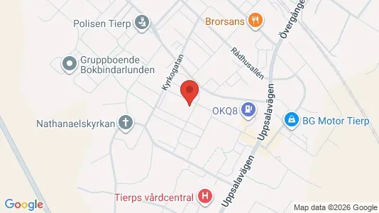 Apartments for rent i Tierp - kort over placeringen