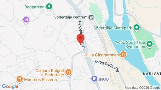 Apartments for rent i Södertälje - kort over placeringen