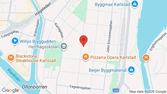 Apartments for rent i Karlstad - kort over placeringen