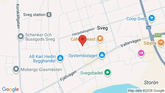 Apartments for rent i Härjedalen - kort over placeringen