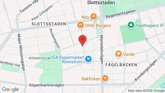 Apartments for rent i Malmö City - kort over placeringen