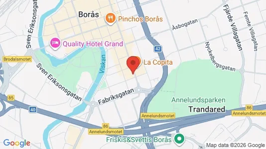 Apartments for rent i Borås - kort over placeringen