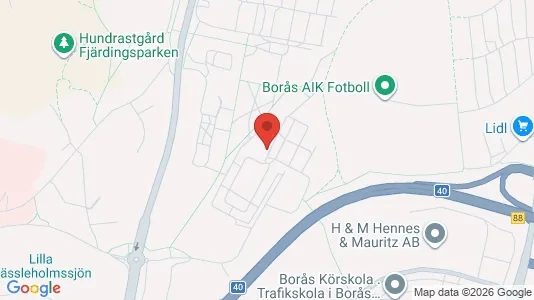 Apartments for rent i Borås - kort over placeringen
