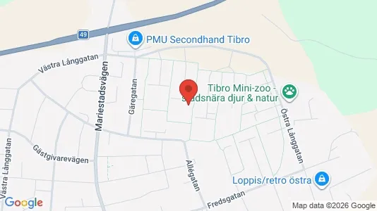 Apartments for rent i Tibro - kort over placeringen