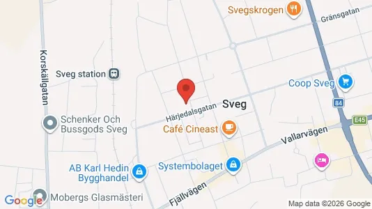 Apartments for rent i Härjedalen - kort over placeringen