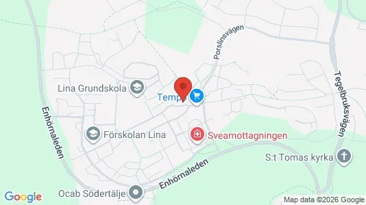 Apartments for rent i Södertälje - kort over placeringen