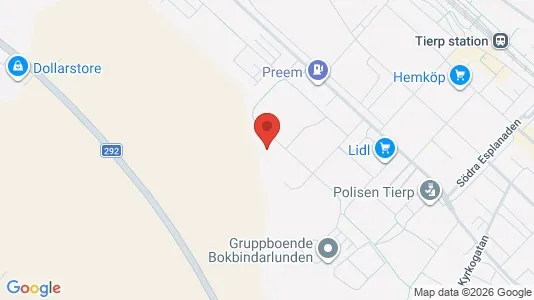 Apartments for rent i Tierp - kort over placeringen