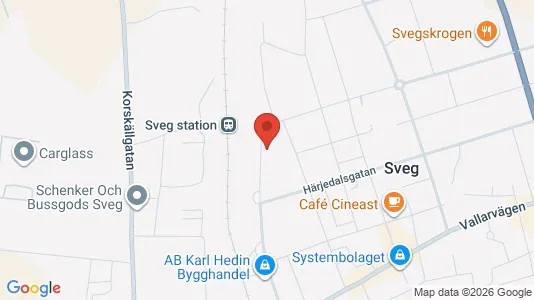 Apartments for rent i Härjedalen - kort over placeringen
