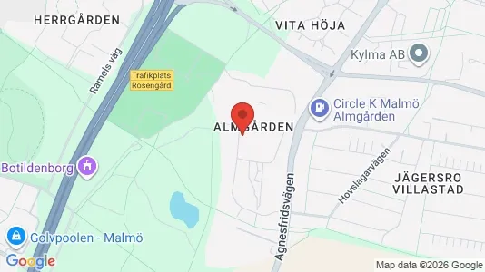 Apartments for rent i Malmö City - kort over placeringen