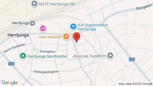 Apartments for rent i Herrljunga - kort over placeringen