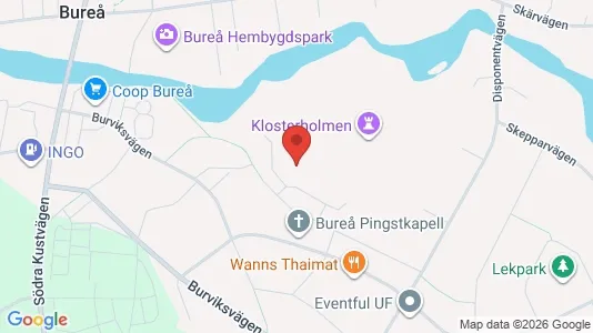 Apartments for rent i Skellefteå - kort over placeringen